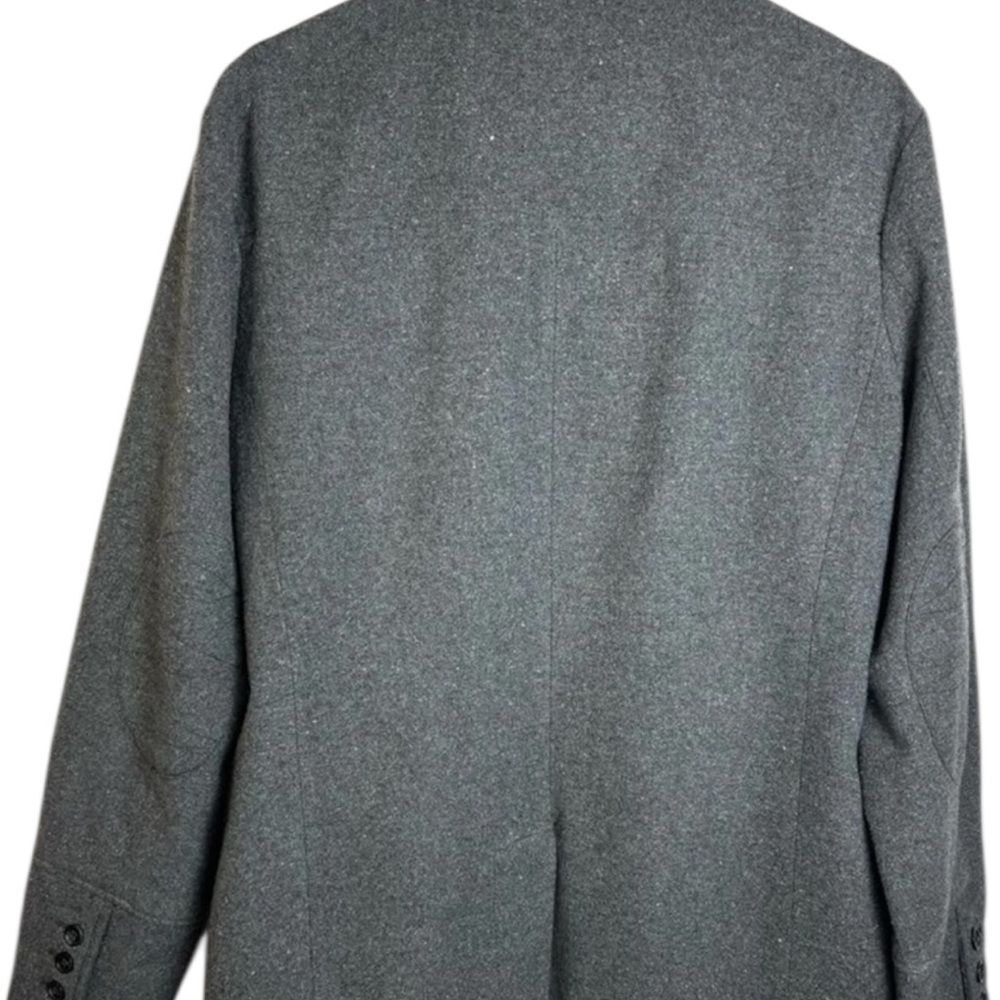 🥳 3/$26 BKE Military Style Wool Blend Jacket Gray Large - Picture 5 of 15